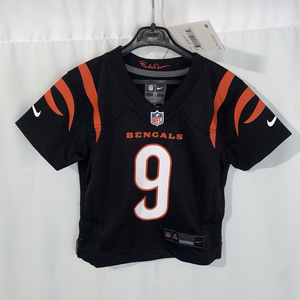 NWT Nike Joe Burrow Cincinnati Bengals Jersey Size Toddler Kids 2T‎